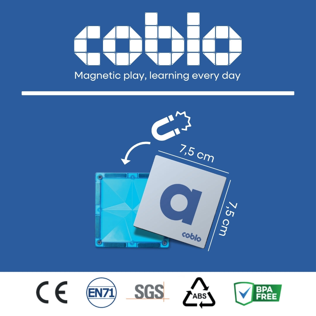 Coblo Toppers Letters 60 stuks (1 omdoos: 20 stuks)