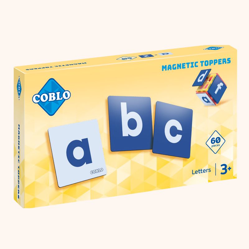 Coblo Toppers Letters 60 stuks (1 omdoos: 21 stuks)