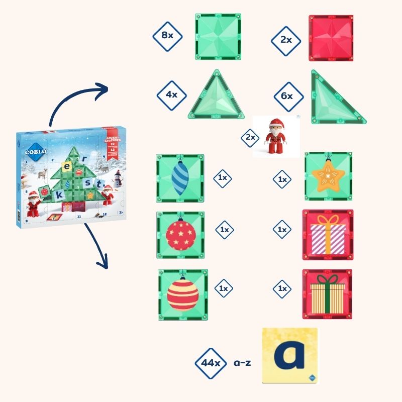 Coblo Advent Calendar 72 pieces (1 outer box: 6 pieces)