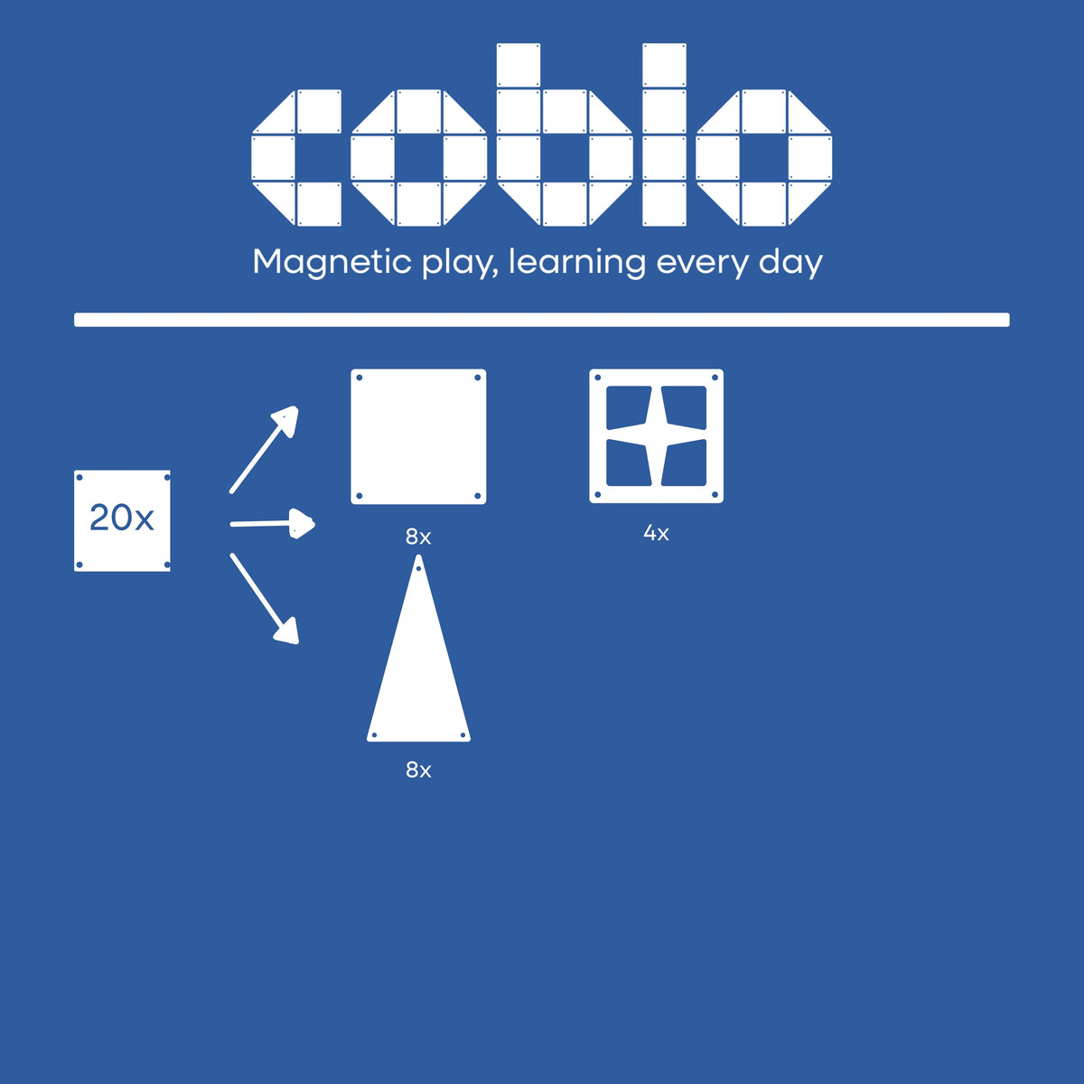 Coblo Goud 20 stenen (1 omdoos: 20 stuks)