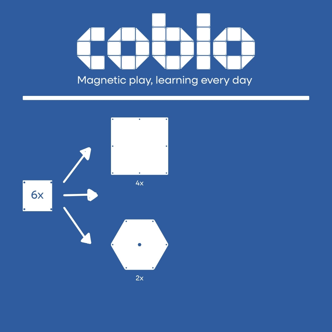 Coblo Classic XL tegels (1 omdoos: 24 stuks)