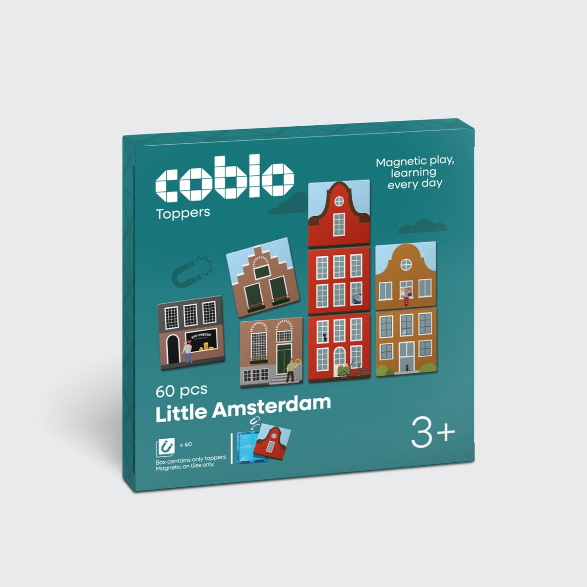 Coblo Toppers Little Amsterdam 60 stuks (1 omdoos: 20 stuks)