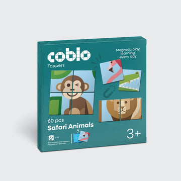 Coblo Toppers Dieren 60 stuks (1 omdoos: 20 stuks)