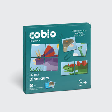 Coblo Toppers Dinosaurs 60 stuks (1 omdoos: 20 stuks)