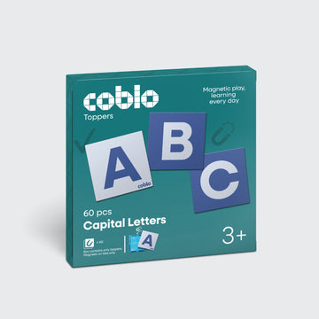 Coblo Toppers Hoofdletters 60 stuks (1 omdoos: 20 stuks)