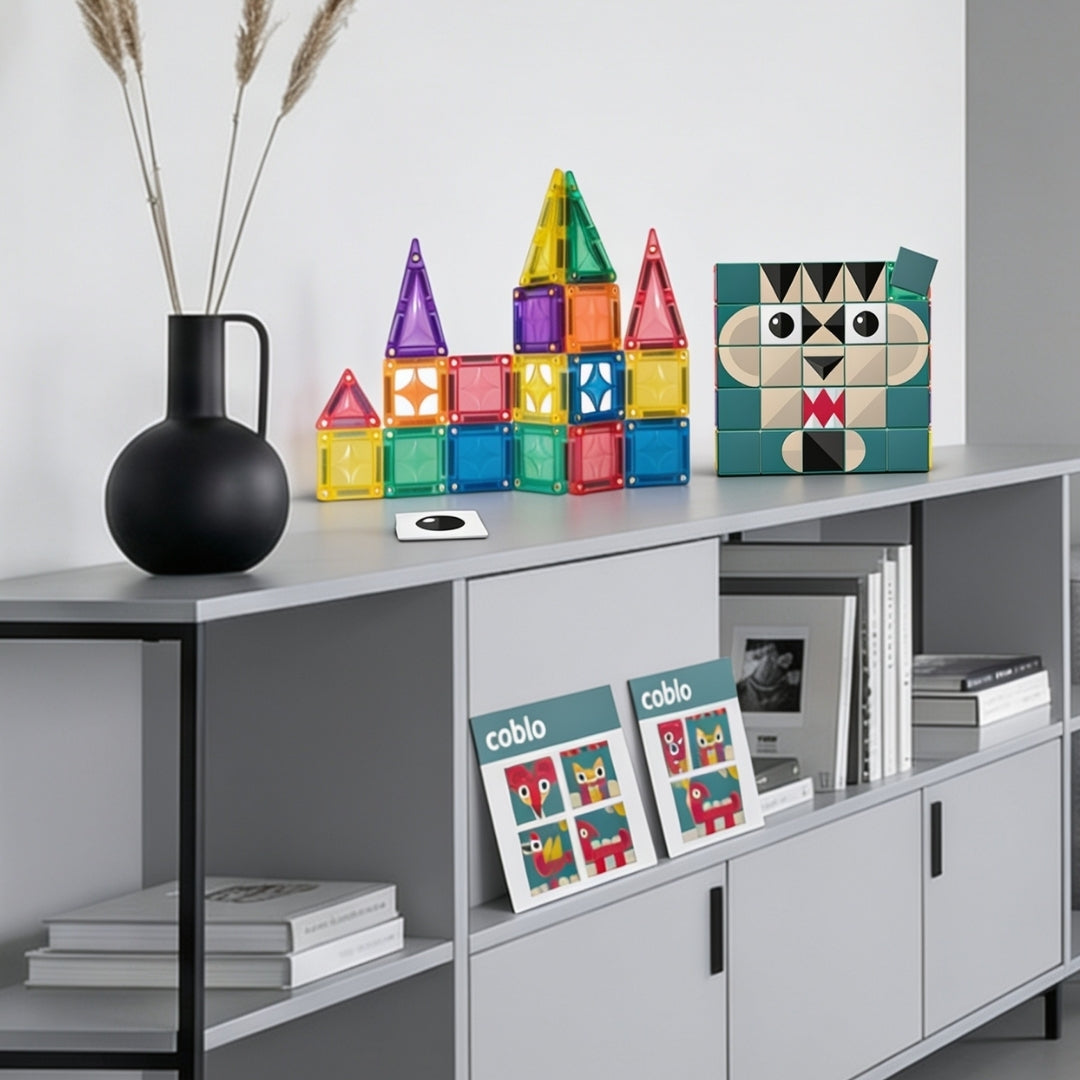 Coblo Mini Mozaïek - 40 tegels & 60 toppers  (1 omdoos: 24 stuks)