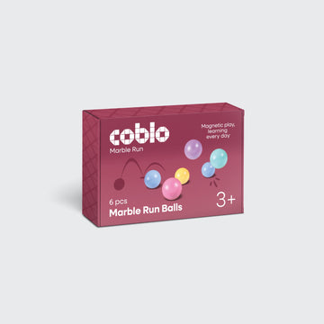 Coblo Pastel 6 Knikkers (1 omdoos: 24 stuks)