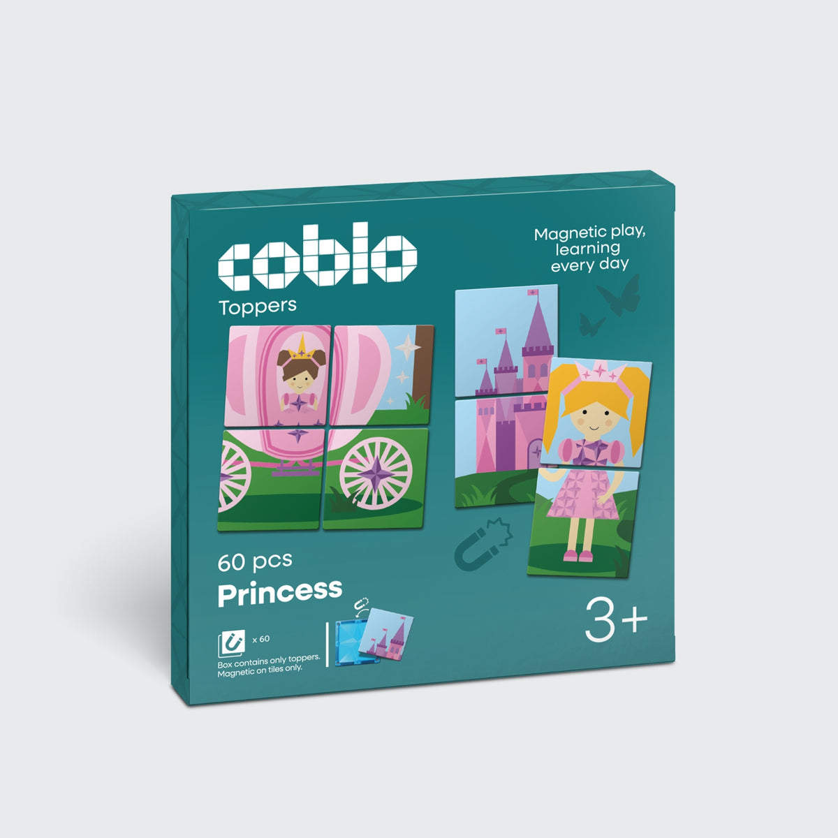 Coblo Toppers Prinsessen 60 stuks (1 omdoos: 20 stuks)