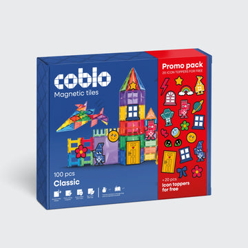 Coblo Promopack: 20 icoon toppers GRATIS bij 100 stuks classic! (1 omdoos: 5 stuks)
